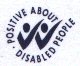 Positive about disability logo and link to website